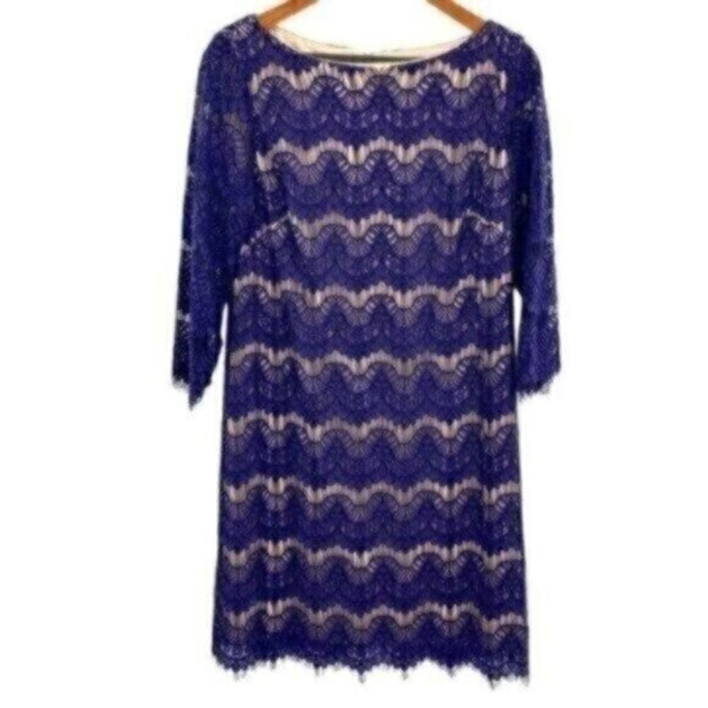 Jessica Howard Women's Lace Illusion Sheath Dress